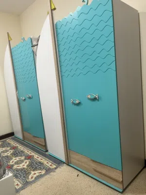 Bed&cupboard