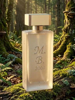 عطر معتق من 20 سنه الزجاج مرصع بلفضه