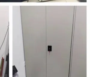 Powdered covered Steel cupboard