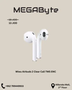 WiWU Airbuds 2 Wireless Earbuds -New -MEGAByte