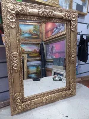 برواز مرايا خشب 70×90