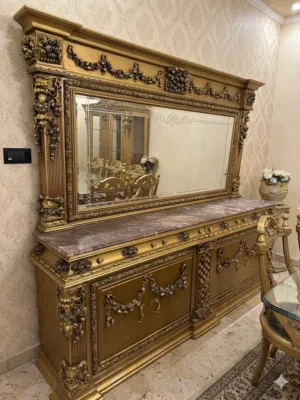 طقم صاله ذهبي