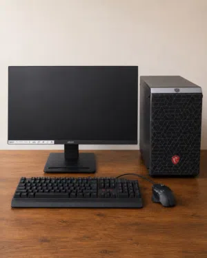 للبيع كمبيوتر Desktop كامل + طابعة Canon Wireless