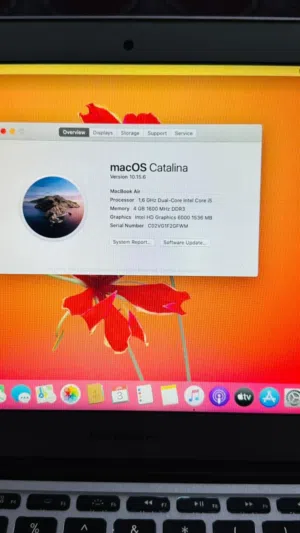 MacBook Air 2014  Core I5 4GB RAM 128GB HARDDISK with original charger and 3 months warranty