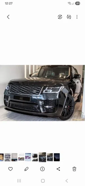 Range rover vogue موديل 2013 محول ل2021 svo