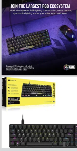 مطلوب هاذه النوع من الكيبورد مستعمل Corsair K65 Pro