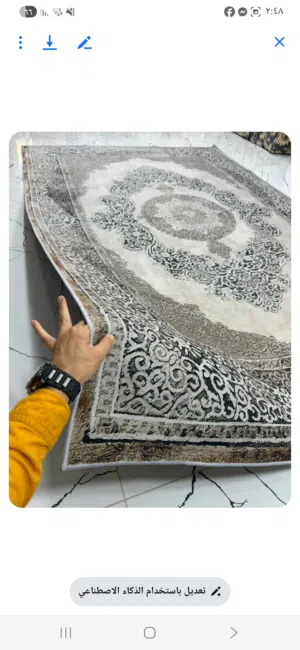 وكبرنا المقاس 2*3 ستاندر مقاس 100% سجاد 3D بنكشات جميله مقاس لكب