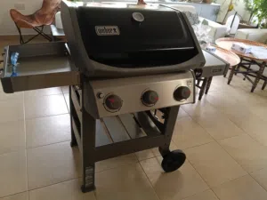 Weber bbq grill three burner