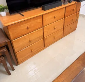 Big  table 165x80cm and 9 drawers