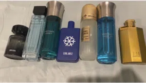 مجموعة عطور شخصية اصلية بحالة ممتازة للبيع