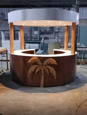 HEAVY DUTY WOODEN KIOSK (price negotiable)