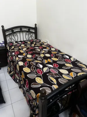 Single bed with matress urgent sale