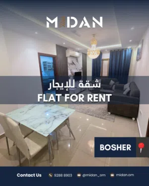 Furnished 1BR Apartment in Bosher / شقة مفروشة في بوشر