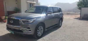 انفينيتي QX80 وارد بدون حوادث( clean title)