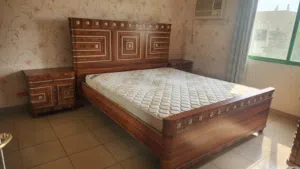 Good condition Wooden King Size Bed set at Cheap Price