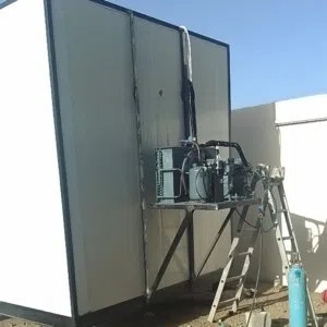 لدينا غرف تبريد وتجميد متحركه مستعمل نظيف وجديد