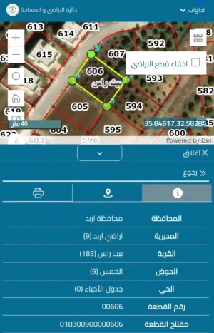 Residential Land for Sale in Irbid Bait Ras