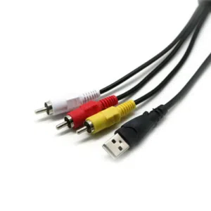 RCA Male to USB Audio Video Adapter AV Converter Cable