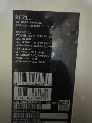 Rog ally z1