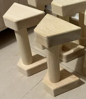 بارالتس خشب (خشب سويد) parallettes