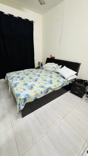Bed+mattress + side tables