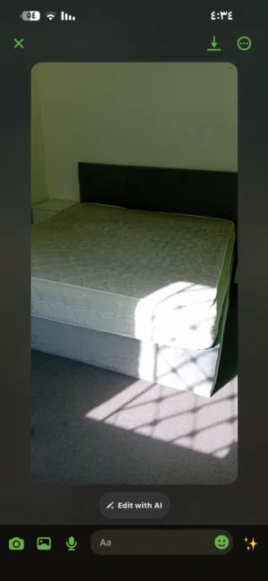 سرير استعمال خفيف نظيف