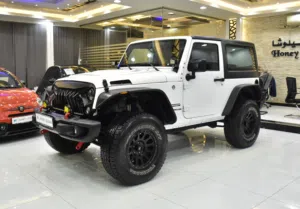 Jeep Wrangler Sport ( 2017 Model ) in White Color GCC Specs