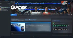 حساب fc26 ستيم مع تشكيلة سعرها فوق المليون كوينز