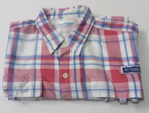 قميص Columbia PFG أصلي - XL - مخطط - بطانة شبكية - صيفي - Omni-Shade