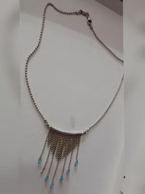 سنسال فضه اصلي تقيل ، شبه جديد ملبوس كم مره فقط .... .....