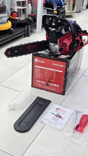 منشار قص الحطب بترول حجم صغير 14 انش مكينة كبيرة 52 سيسي قطع خشب حطب اشجار مزرعة ماطور بنزين EDON SA