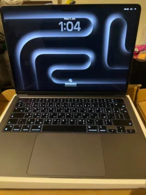 Black Macbook Air M3 2024 8GB RAM 256GB SSD (إقرأ الوصف ) !Negotiable but a reasonable price!