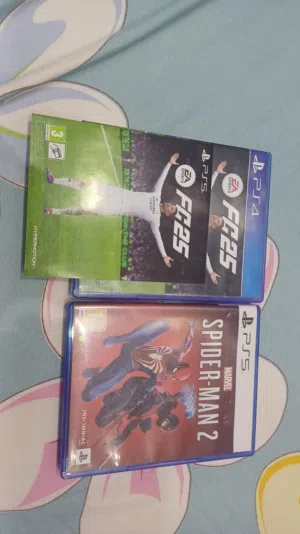 CD ps5 spiderman and fifa 2025