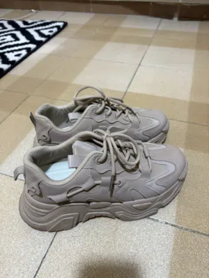 Unbranded Beige leaning to pink Shoe Size 40 Eu in great condition shape colour 100% clear