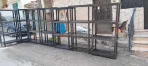 رفوف بلاستيك عدد7 الرف اربع خانات سعر الرف 18