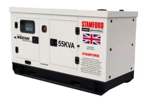 مولد كهرباء ديزل صامت 11kva 12kva 16kva 80kva 32kva و 55kva