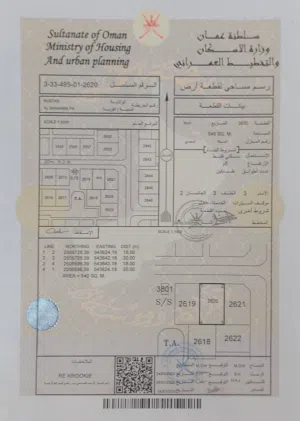 Residential Land for Sale in Al Batinah Rustaq