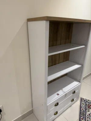 Bookshelves with drawer