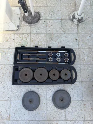 Adjustable weights & rack (read description)