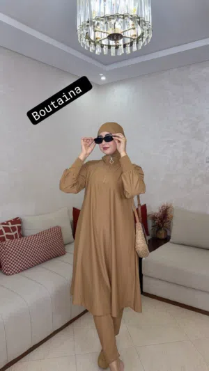 لأناقة حتى في البحر مع المتحجباة