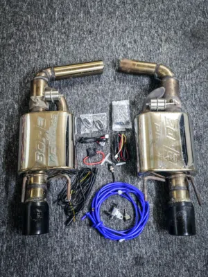 BORLA ProXS-Style Valvetronic Muffler with Everything كاتم صوت بورلا برو إكس إس-ستايل فالفترونيك مع