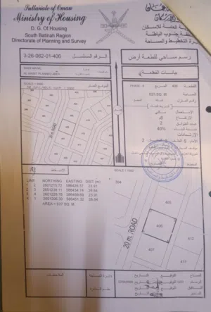 أرض سكني وادي المعاول 6