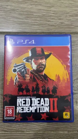 شريط لعبة ريد ديد ردمبشن 2 (Red Dead Redemption 2) سوني 4 و 5 - نسخة أصلية نظيفة جداً