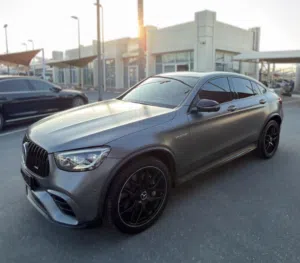 2020 GLC 63 AMG COUPE -  3,500 AED/MONTH - ORIGINAL MATTE PAINT - مواصفات المانية متاحة للتقسيط