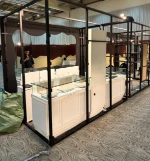 ديكور محل بالكامل مقاسات 140+120+