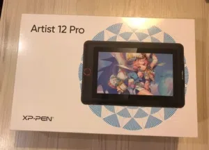 تاب رسم جديد بالكرتون مامستخدم كامل الملحقات Artist 12 Pro XPPEN