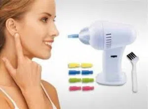 جهاز شفط الصمغ و السوائل العالقه بعد الاستحمام من داخل الاذن