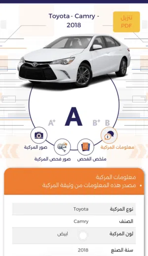 تويوتا كامري limited وارد الوكالة 2018 للبيع