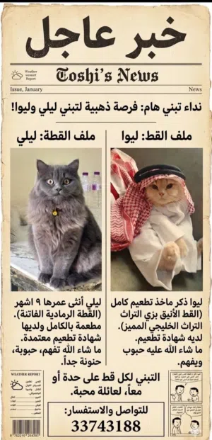 قطط للتبني