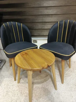 عرض خاص أقل من التكلفه حرق كراسي منجد خشب زان دمياطي مع طربزاة